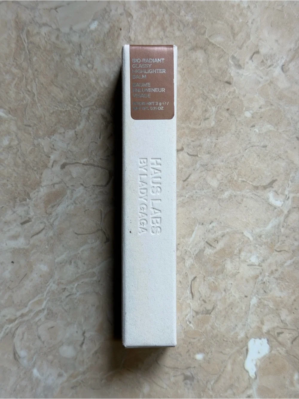 Haus Labs Lady Gaga Bio Radiant Glassy Highlighter Balm Glassy Champagne Quartz